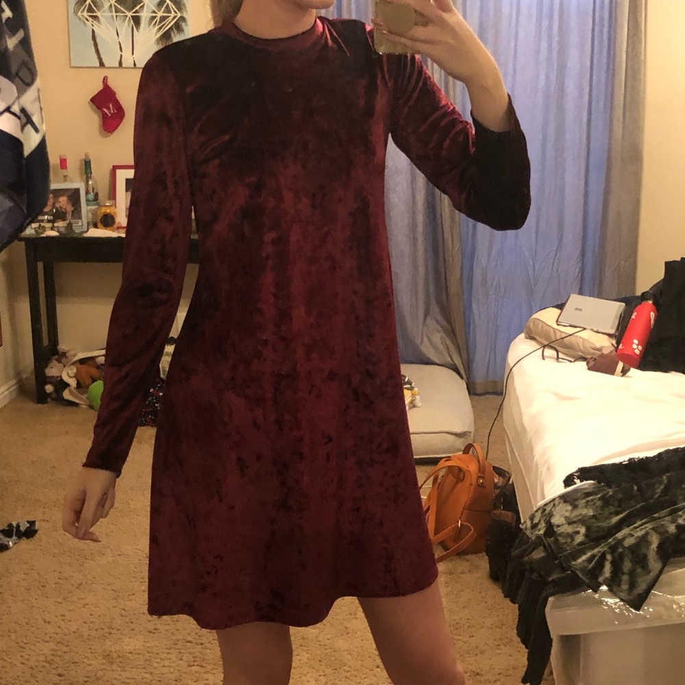 Red Velvet Dress